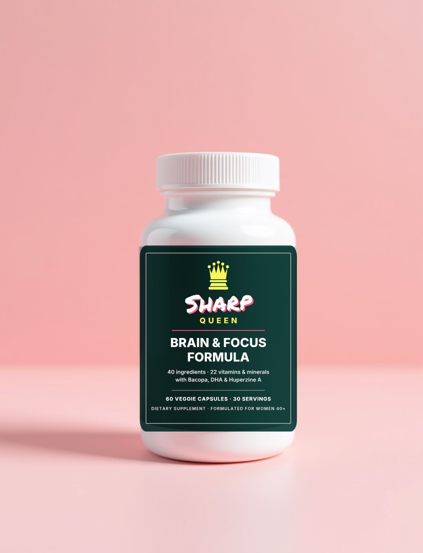 Sharp Queen Brain and Focus Formula bottle